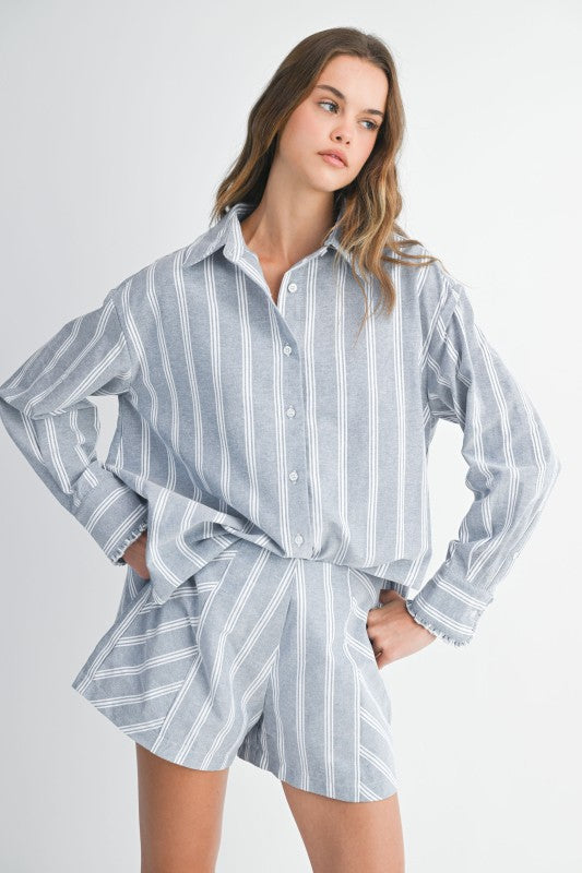 Parker Pinstripe Set