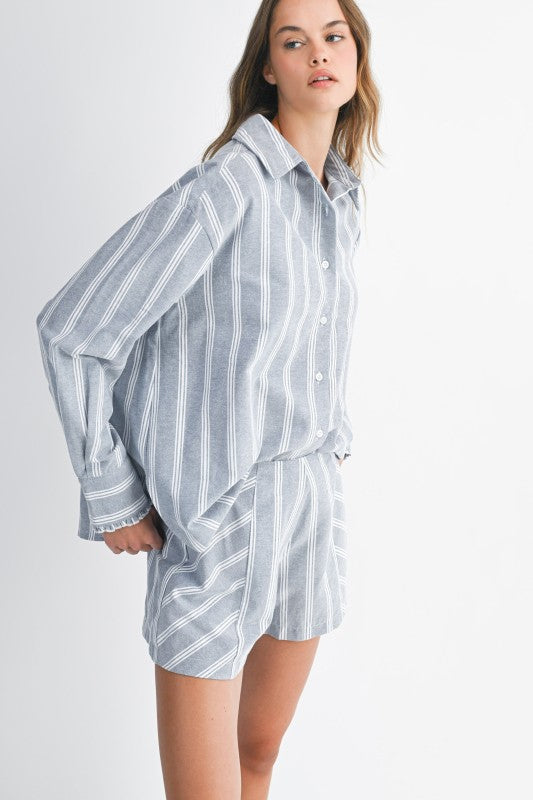 Parker Pinstripe Set