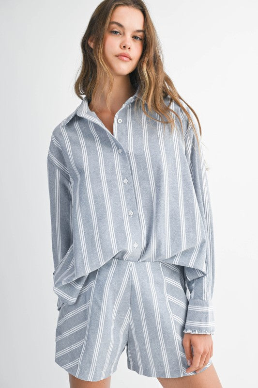 Parker Pinstripe Set
