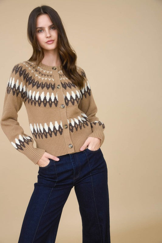 Noelle Fair Isle Cardigan