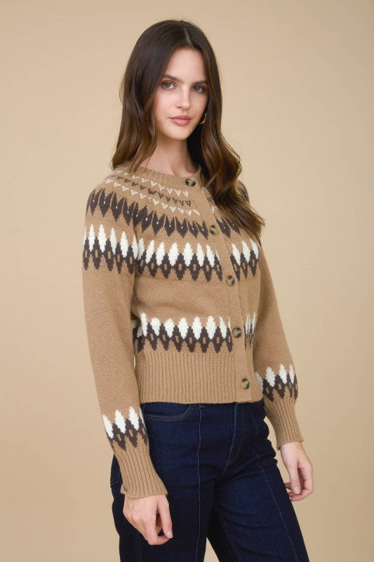 Noelle Fair Isle Cardigan