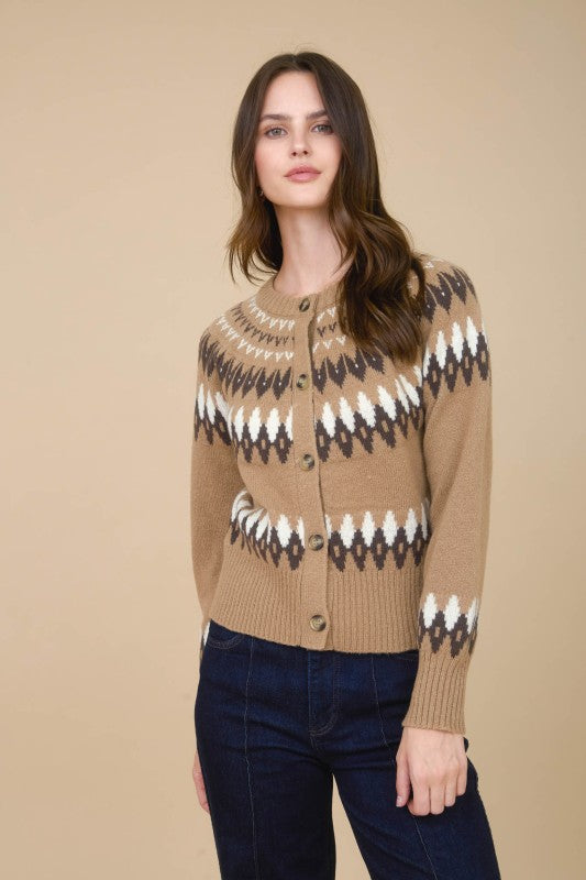 Noelle Fair Isle Cardigan