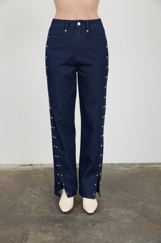Skylar Studded Denim