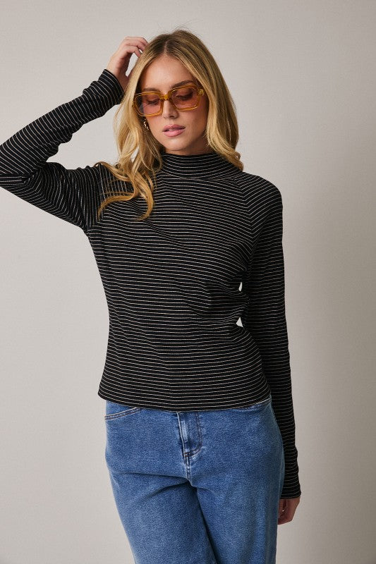 Regina Stripe Knit Top