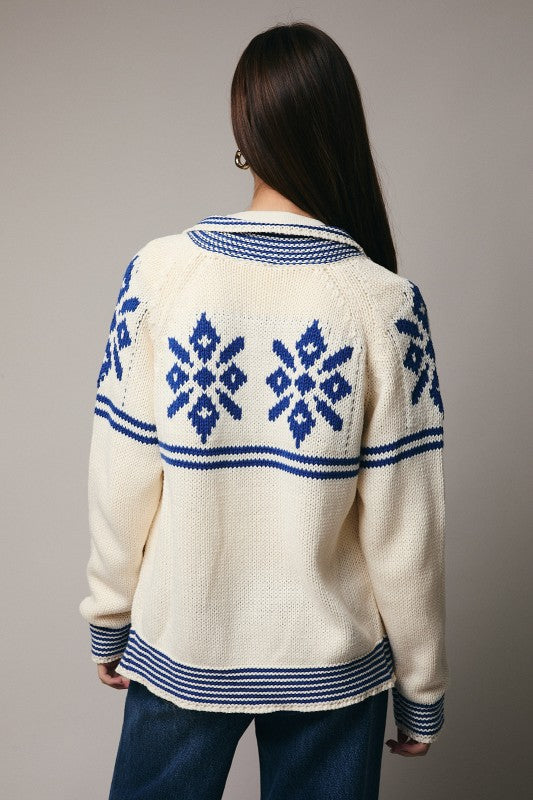Samantha Snowflake Cardigan