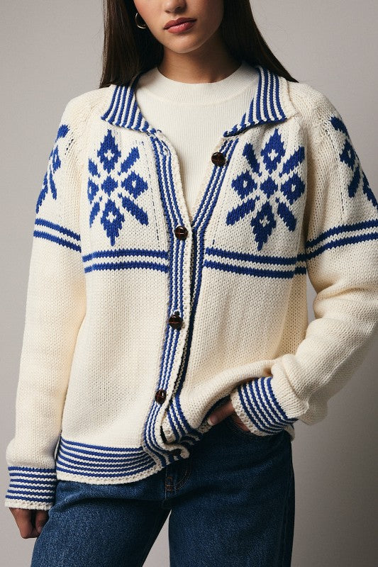 Samantha Snowflake Cardigan