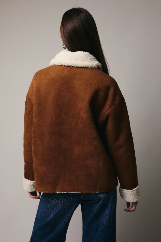 Macy Faux Suede Jacket