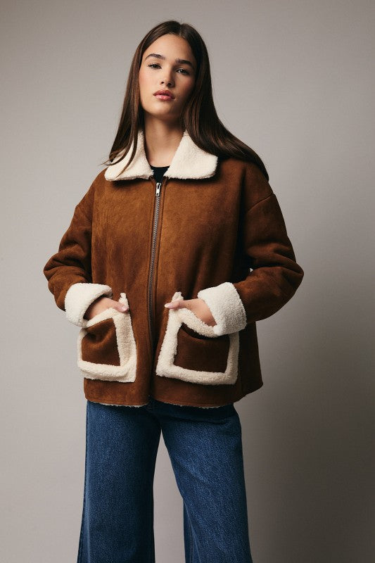 Macy Faux Suede Jacket