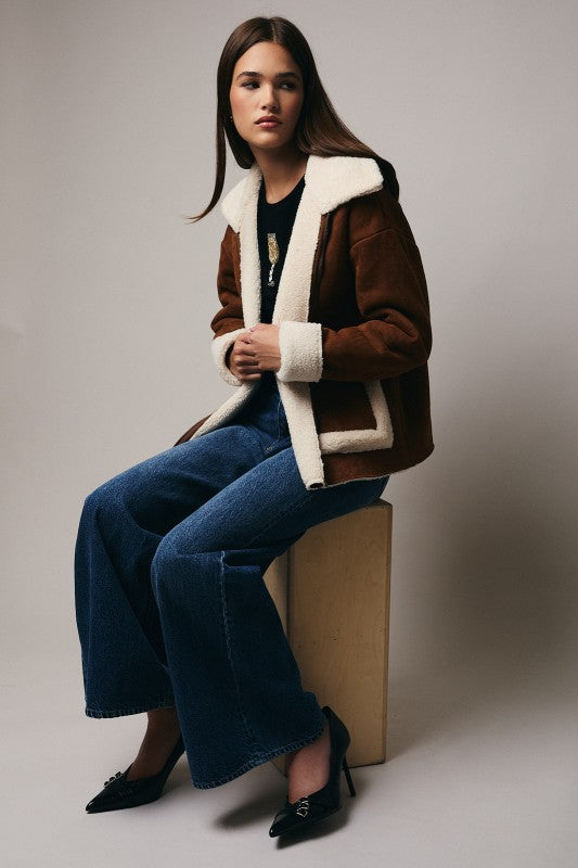 Macy Faux Suede Jacket