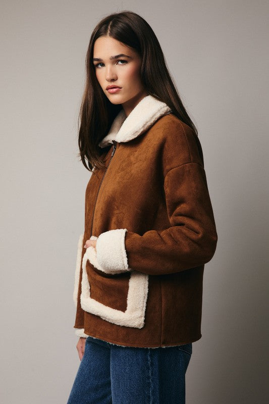 Macy Faux Suede Jacket