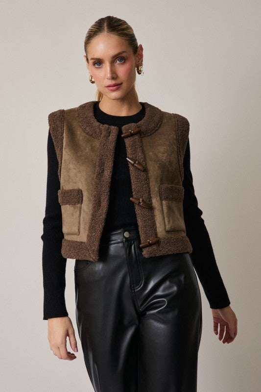 Sara Suede Vest