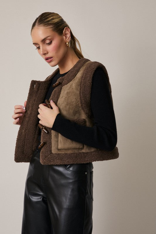 Sara Suede Vest