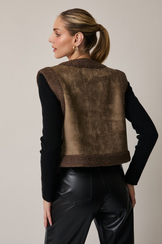 Sara Suede Vest