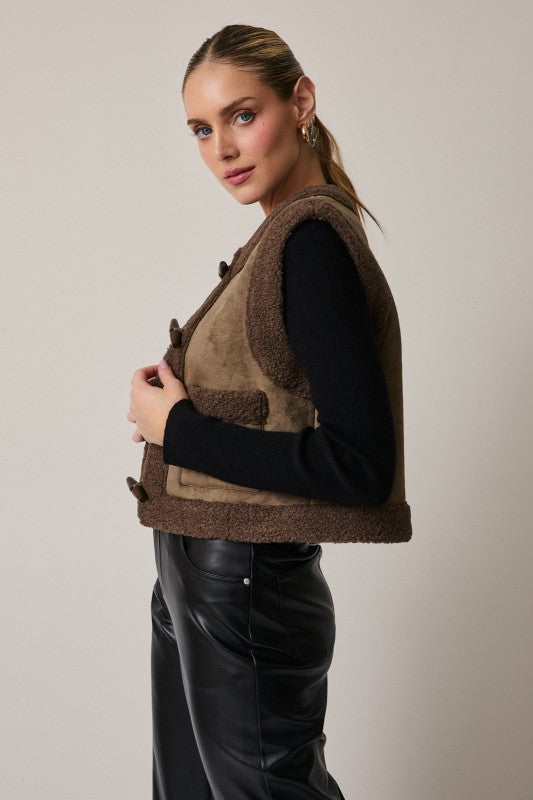 Sara Suede Vest