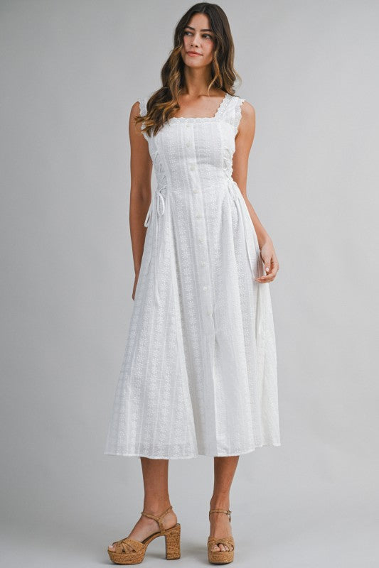 everly midi dress English Factory