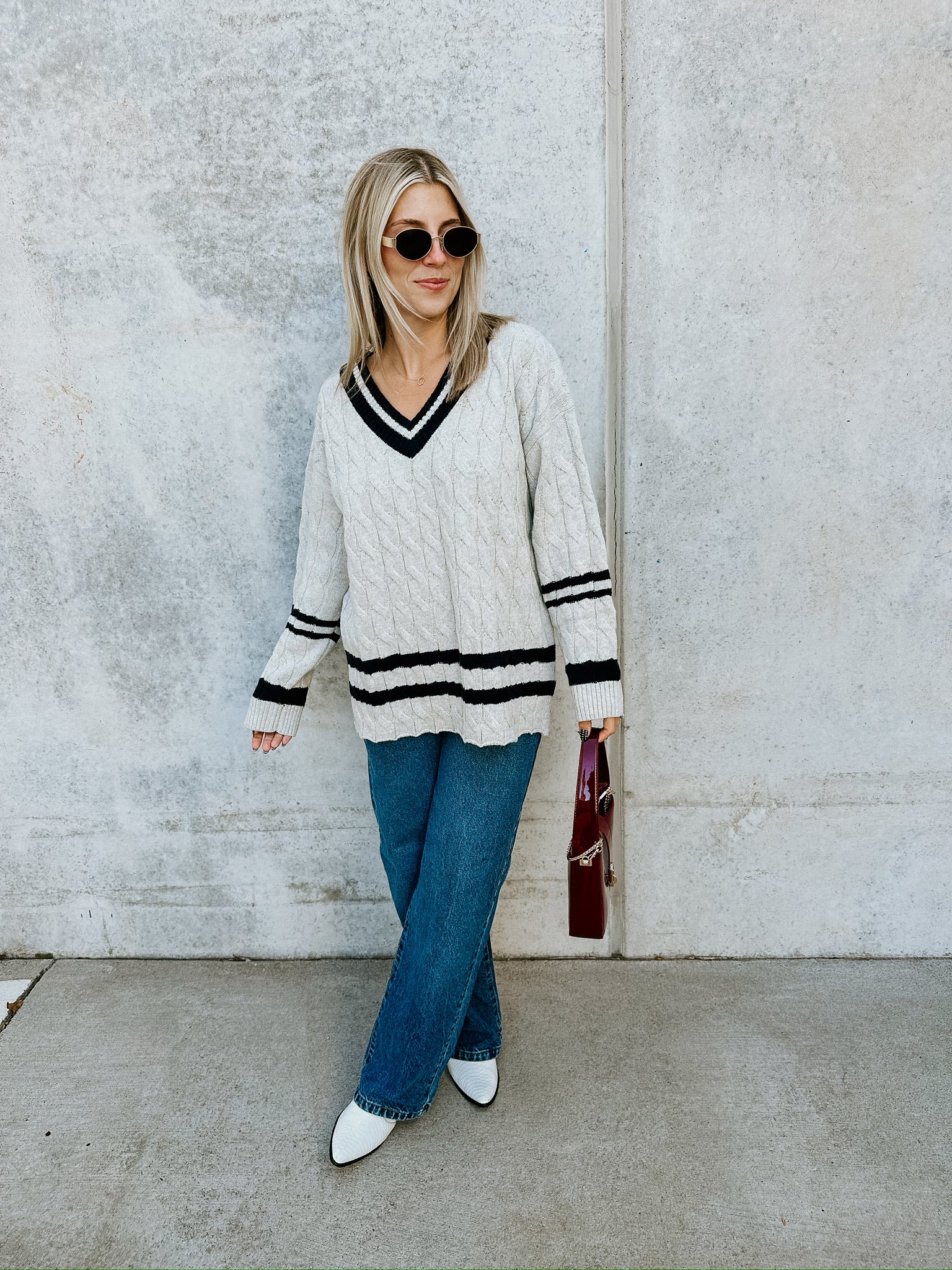 Kacey Cable Knit Sweater