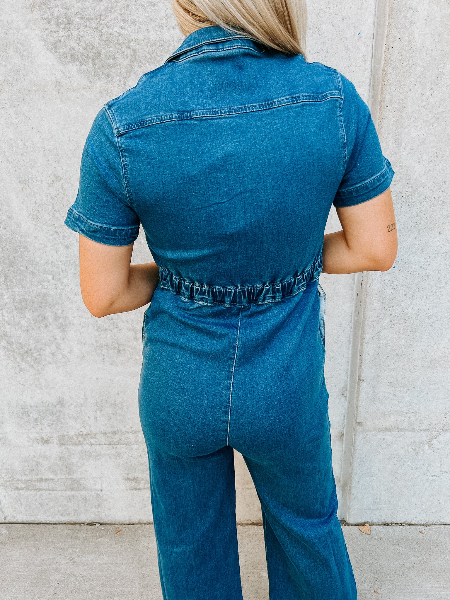 Drew Denim Jumpsuit