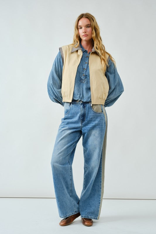 Chelsie Double Collar Vest