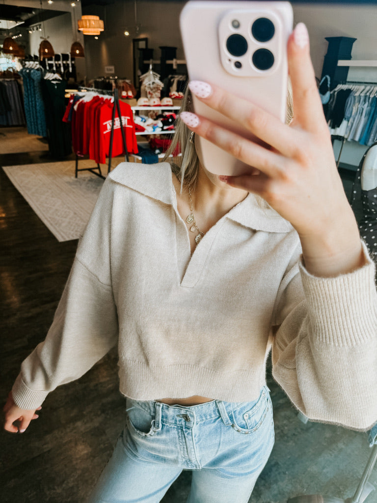 McKenna Polo Sweater