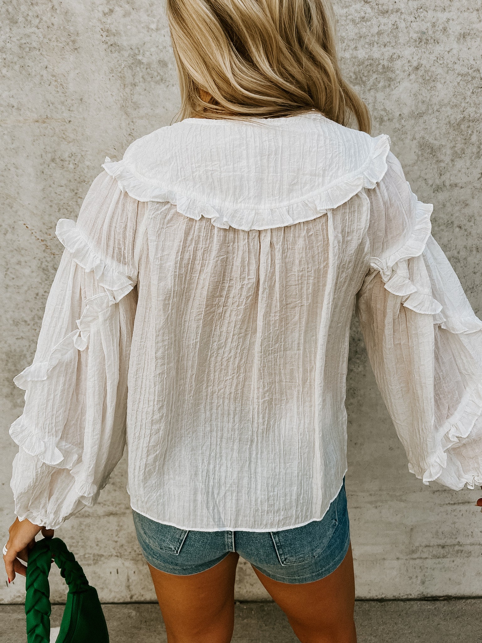 Lydia Ruffle Top