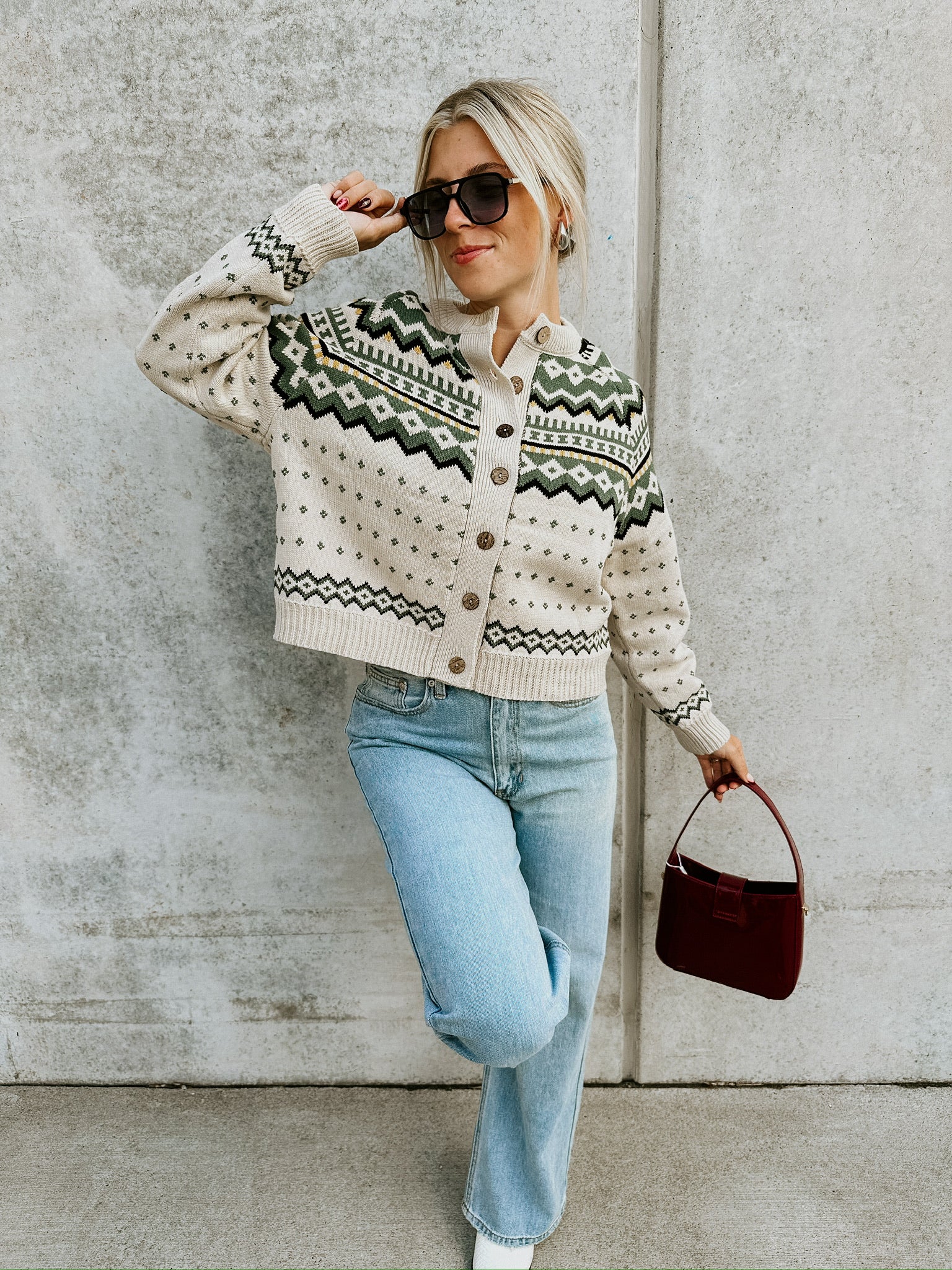 Rory Patterned Cardigan