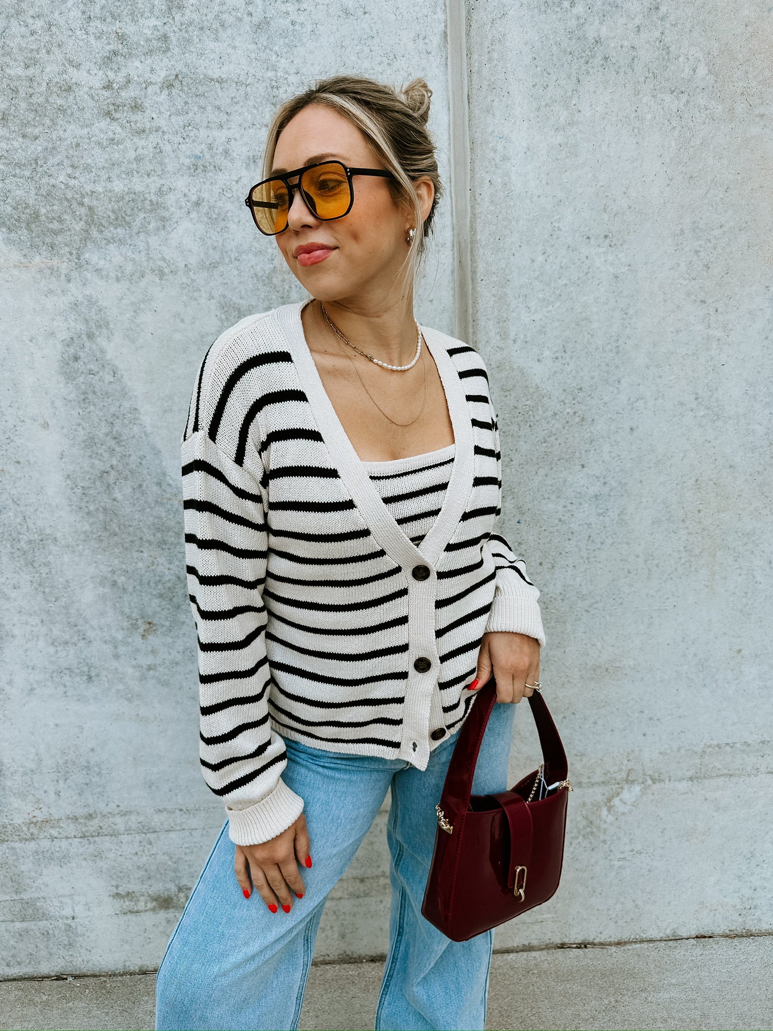 Stella Stripe Cardigan