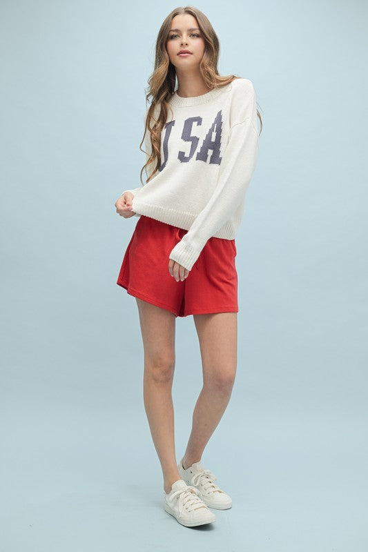USA Pullover Sweater