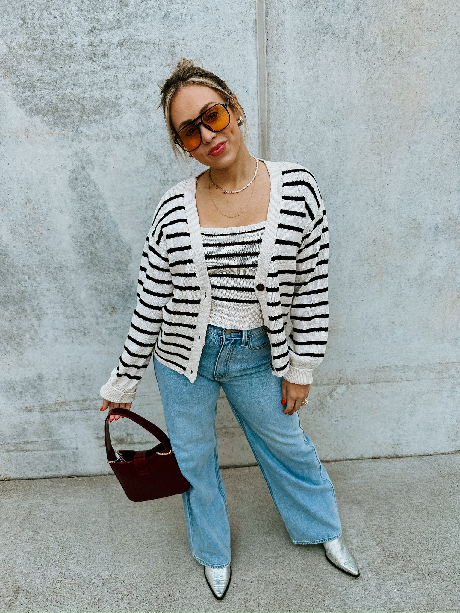 Stella Stripe Cardigan