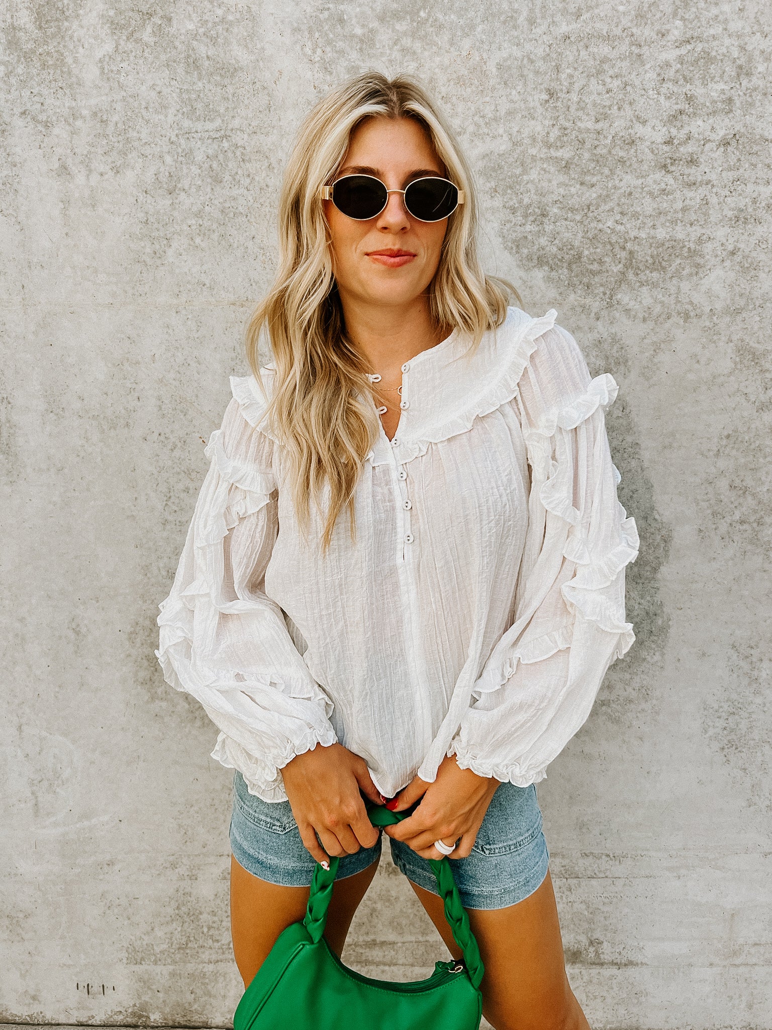 Lydia Ruffle Top