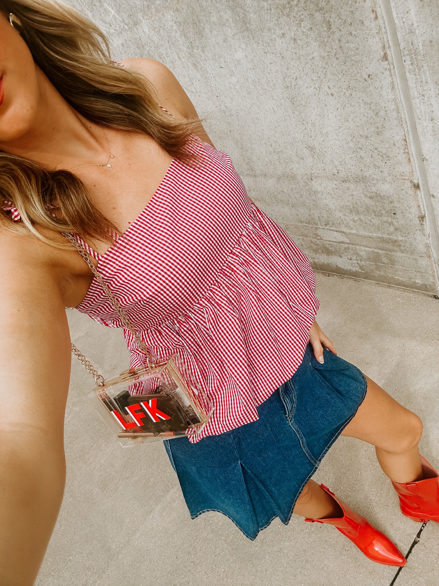 Greta Bubble Peplum Top