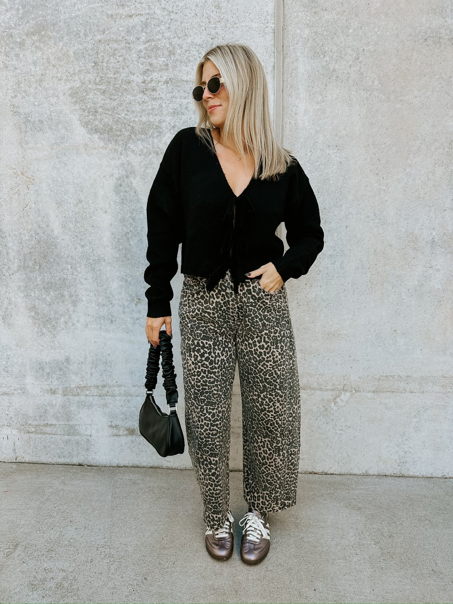 RESTOCK: Cece Leopard Barrel Pants