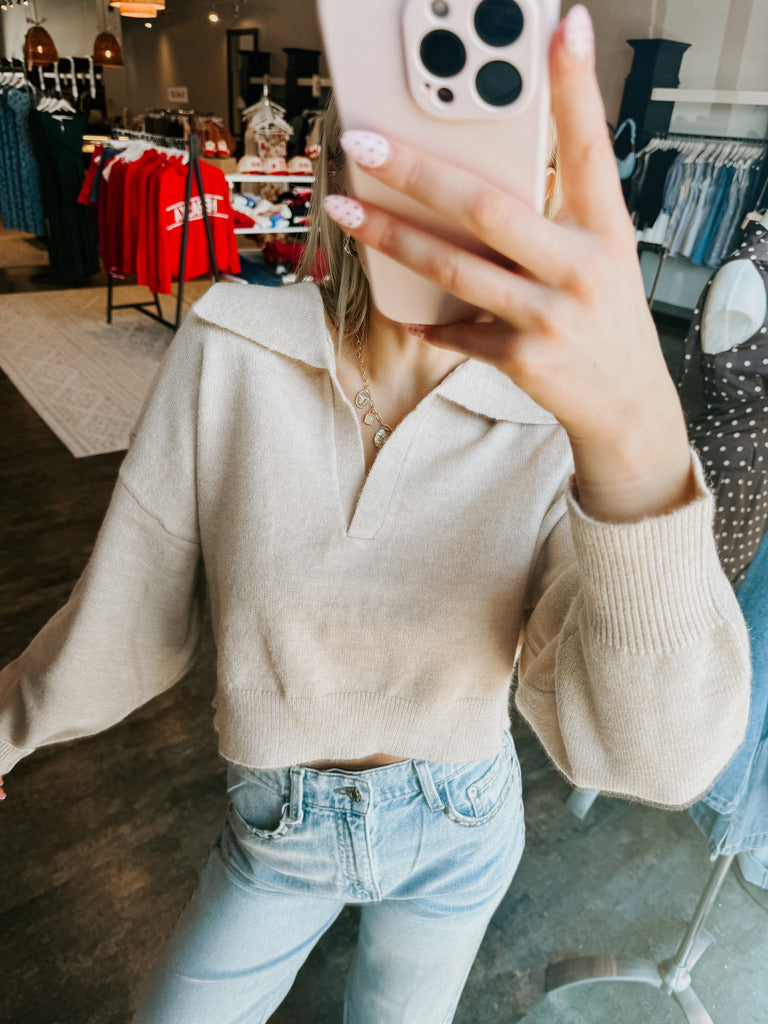 McKenna Polo Sweater