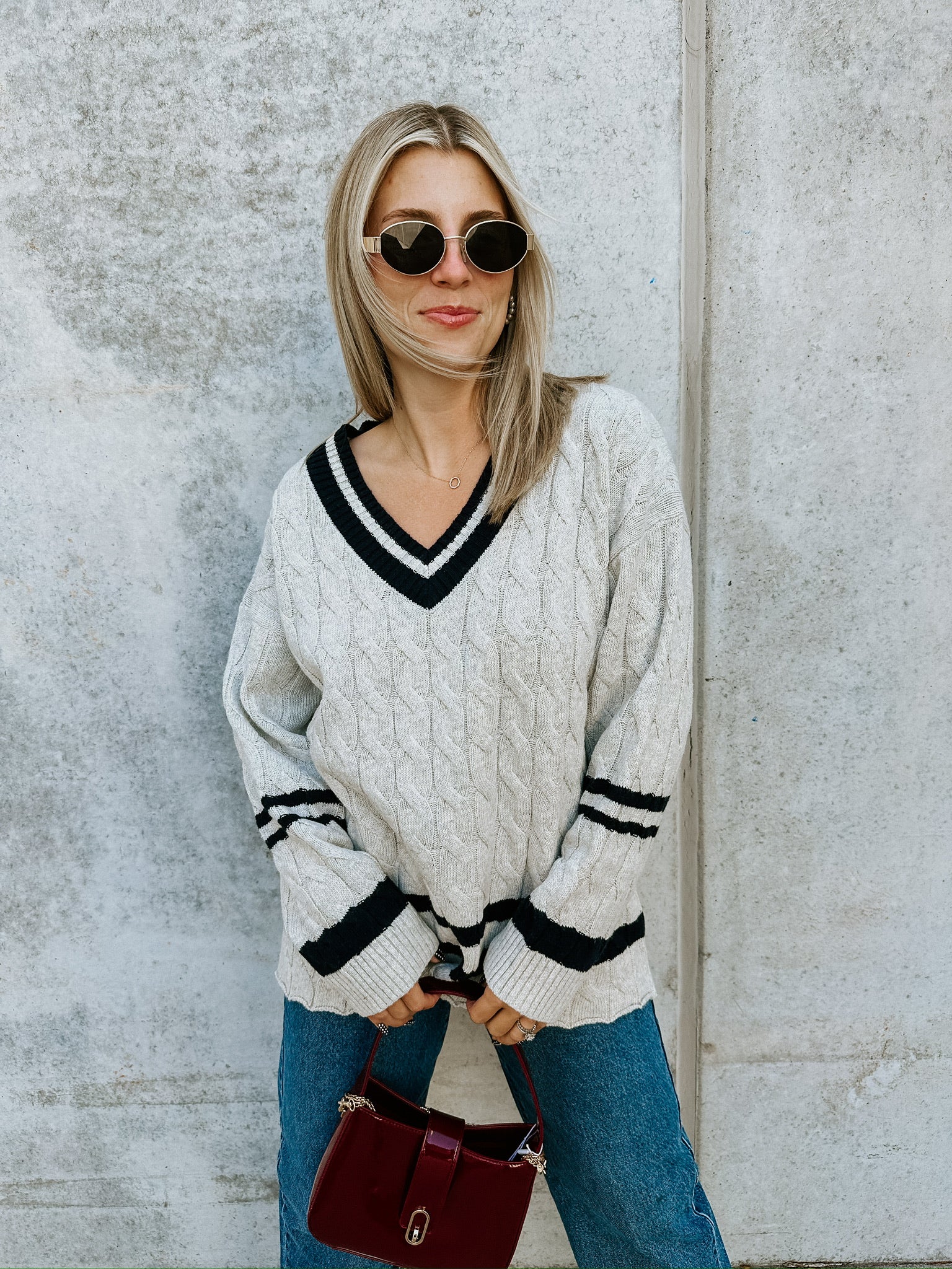 Kacey Cable Knit Sweater