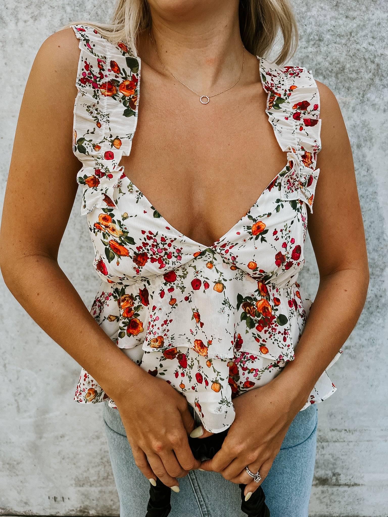 Brianna Floral Top