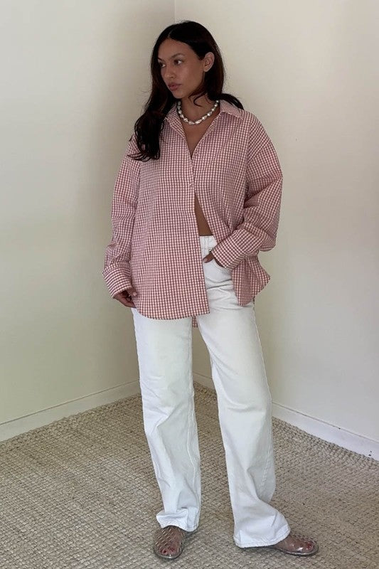 Kimberly Gingham Button Down