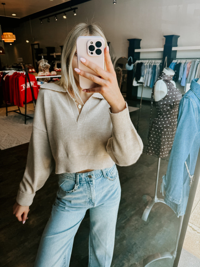McKenna Polo Sweater