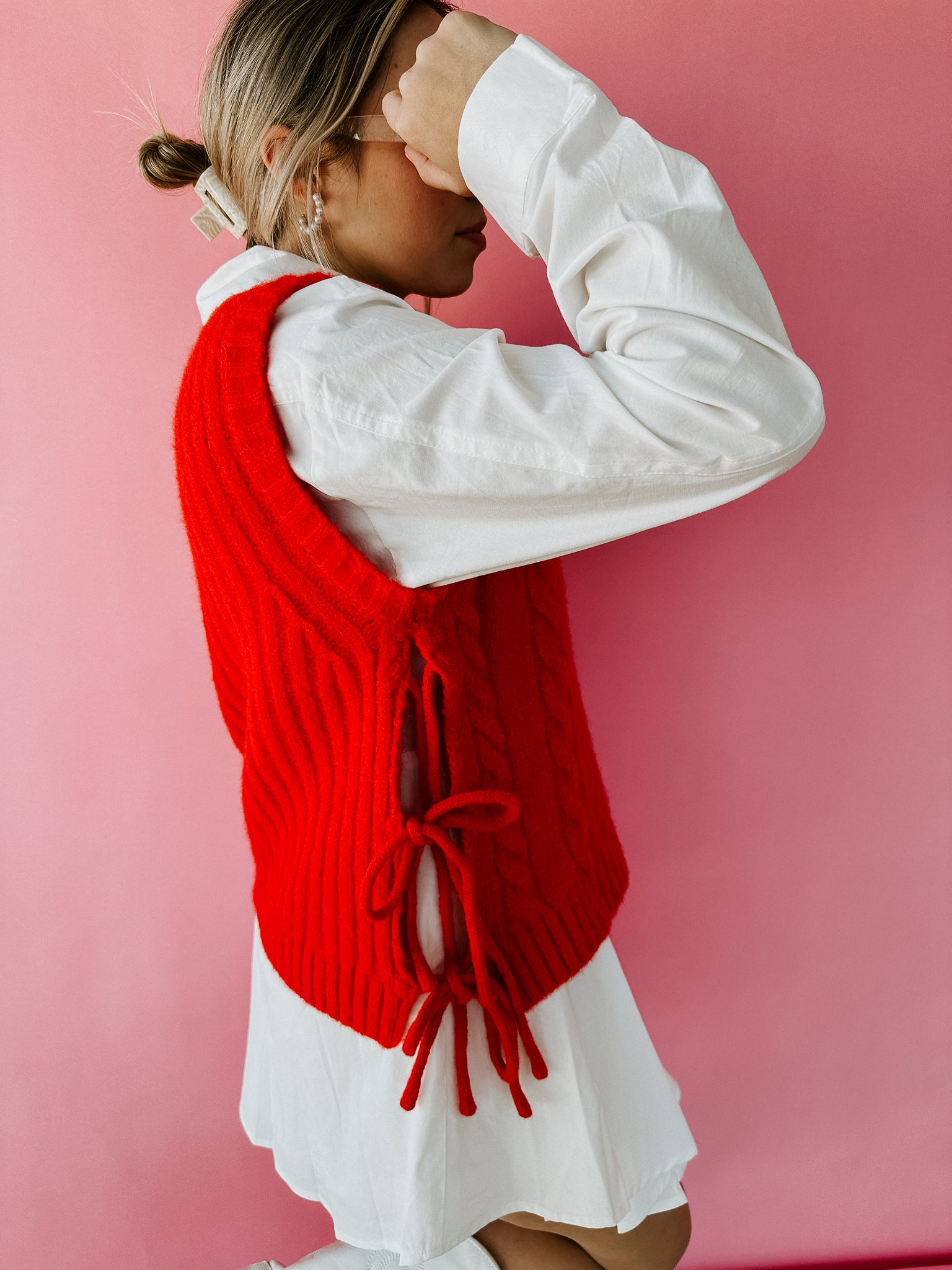 Sofia Sweater- Red