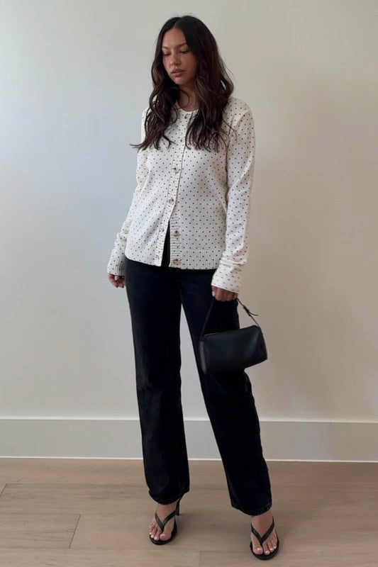 Paige Polka Dot Cardigan