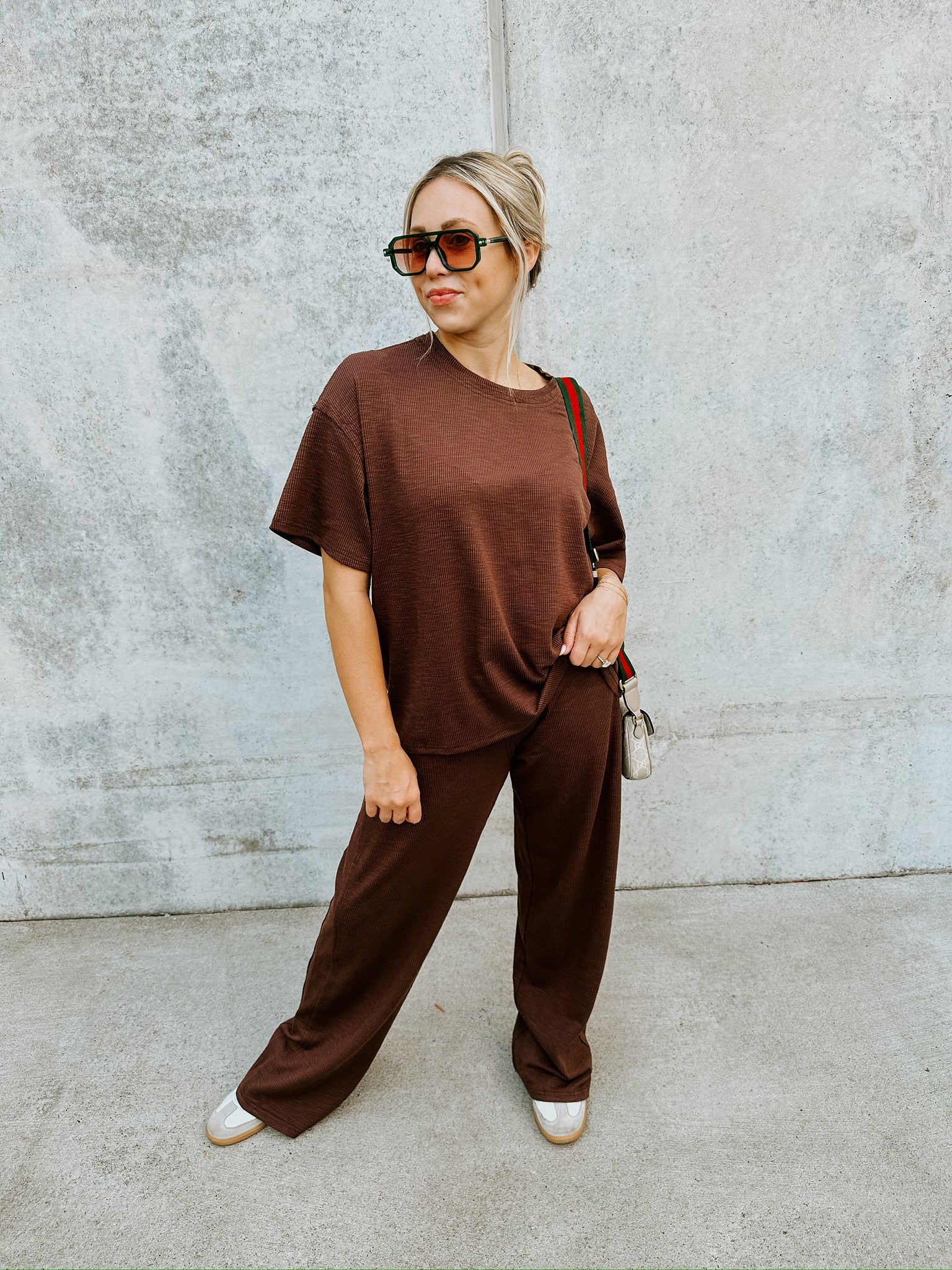 Layla Loose Fit Set- Espresso