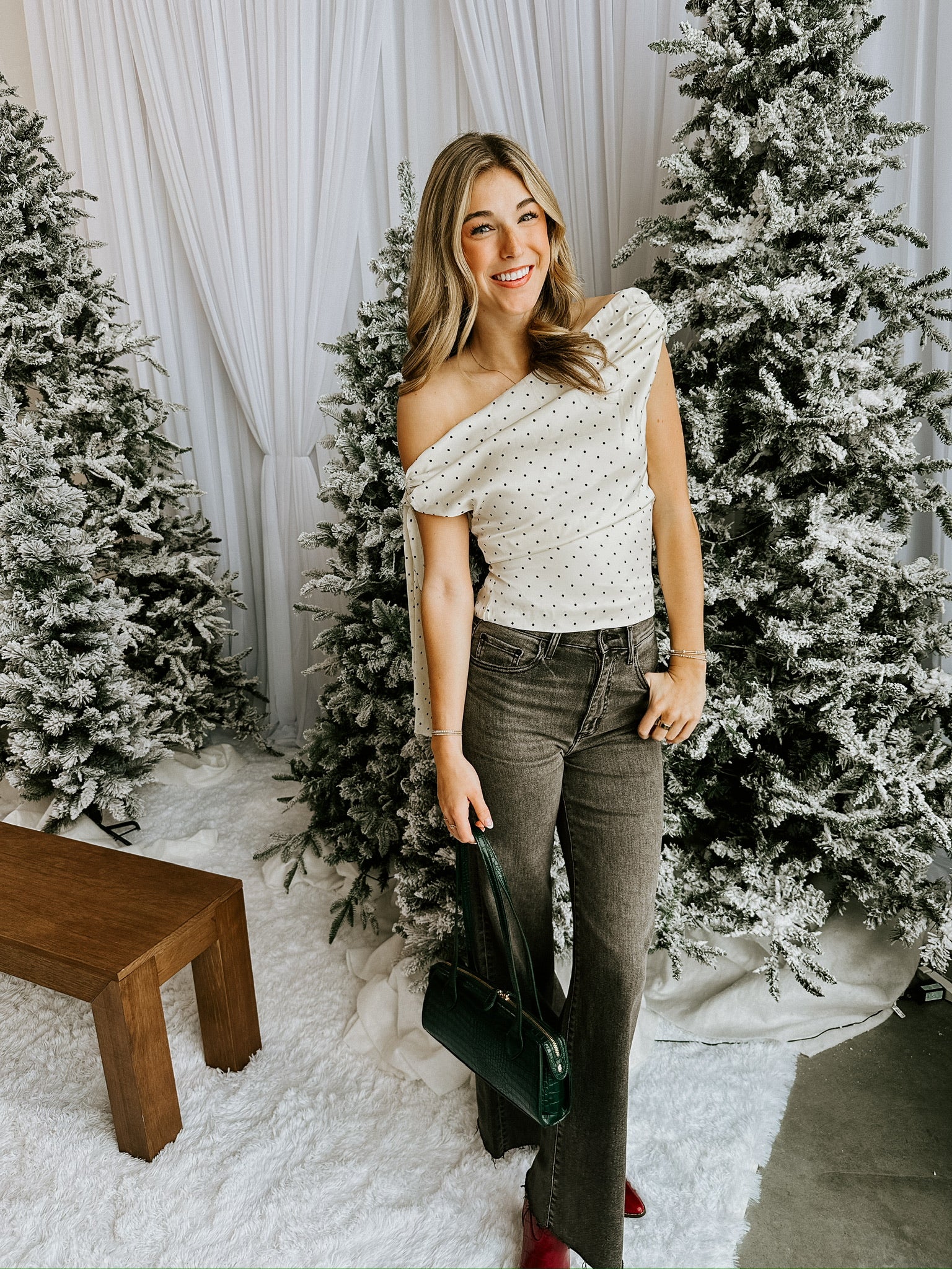 Celestine Polka Dot Top