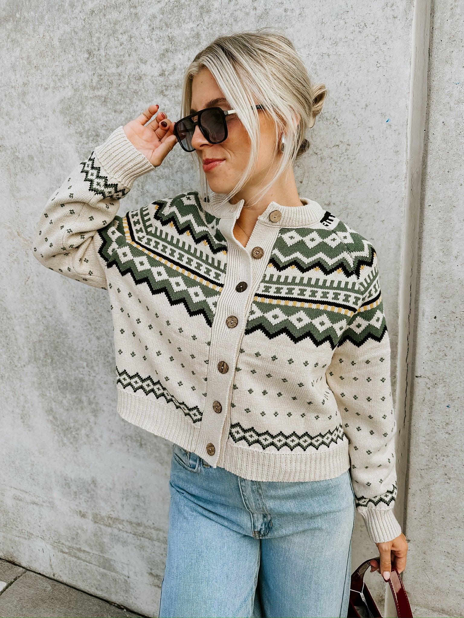 Rory Patterned Cardigan