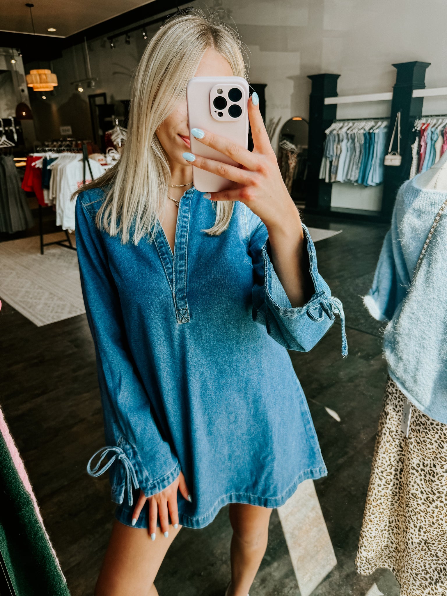 Darien Denim Mini Dress