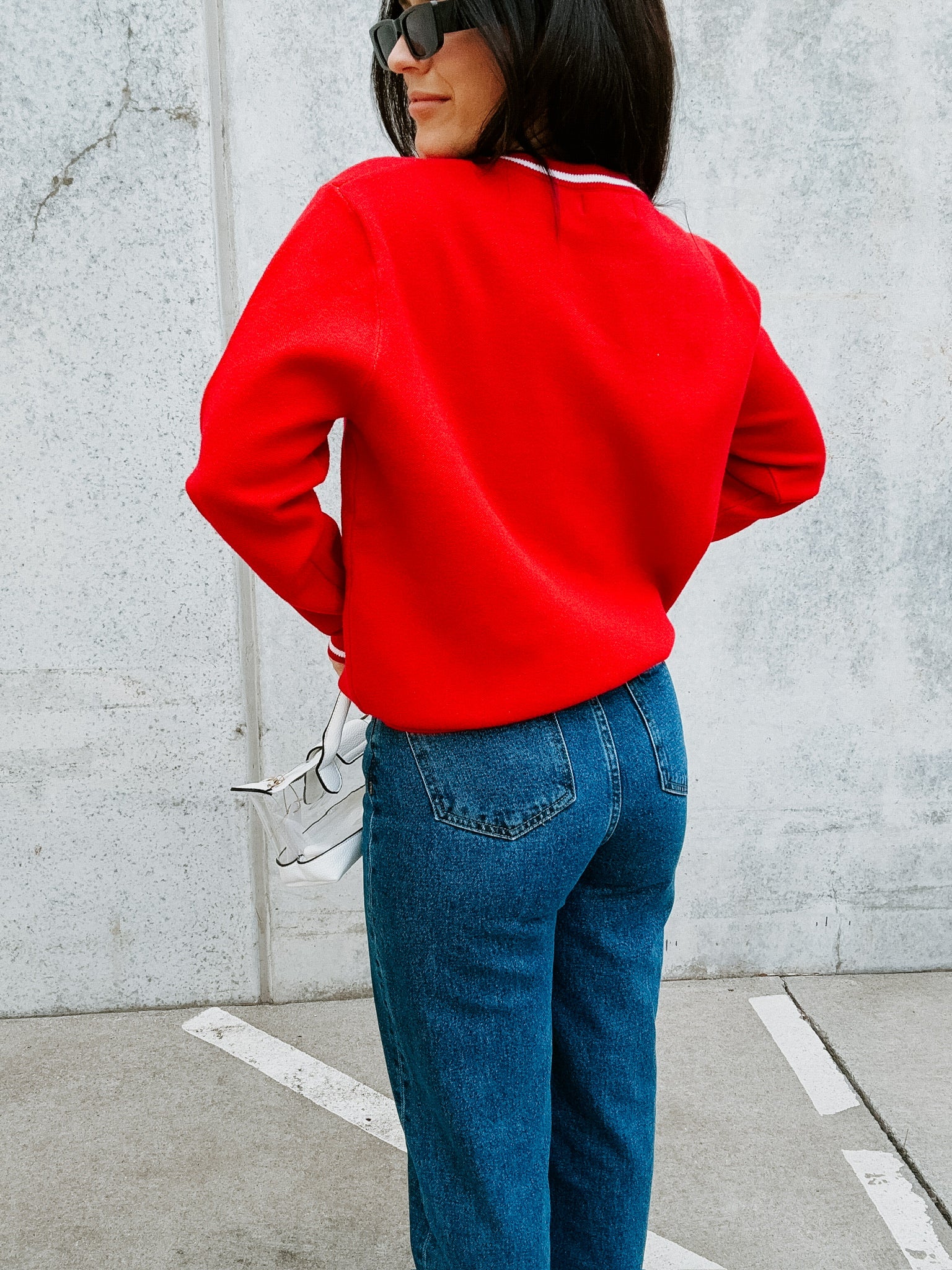 Nebraska Wicks Woven Sweater