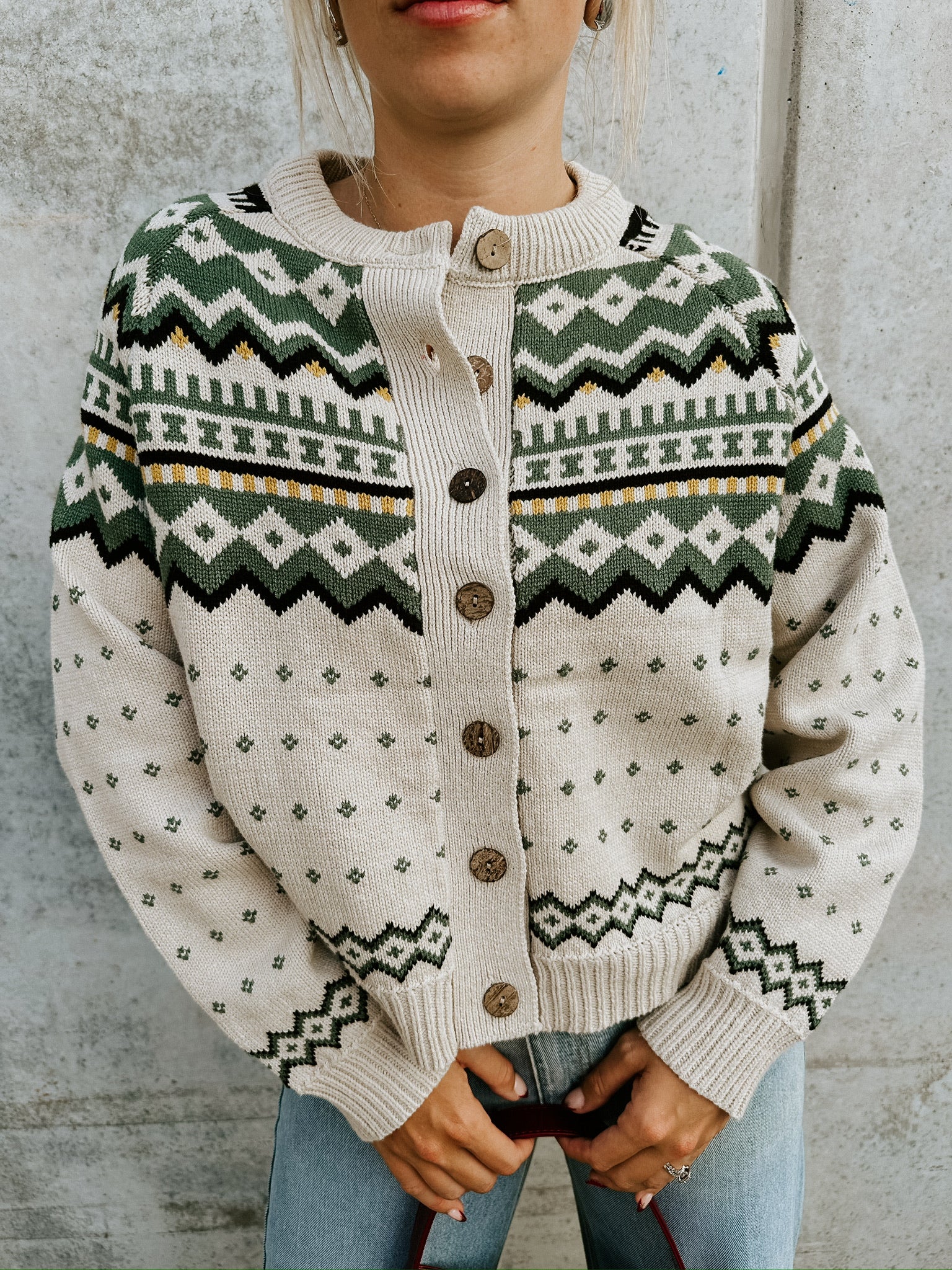 Rory Patterned Cardigan