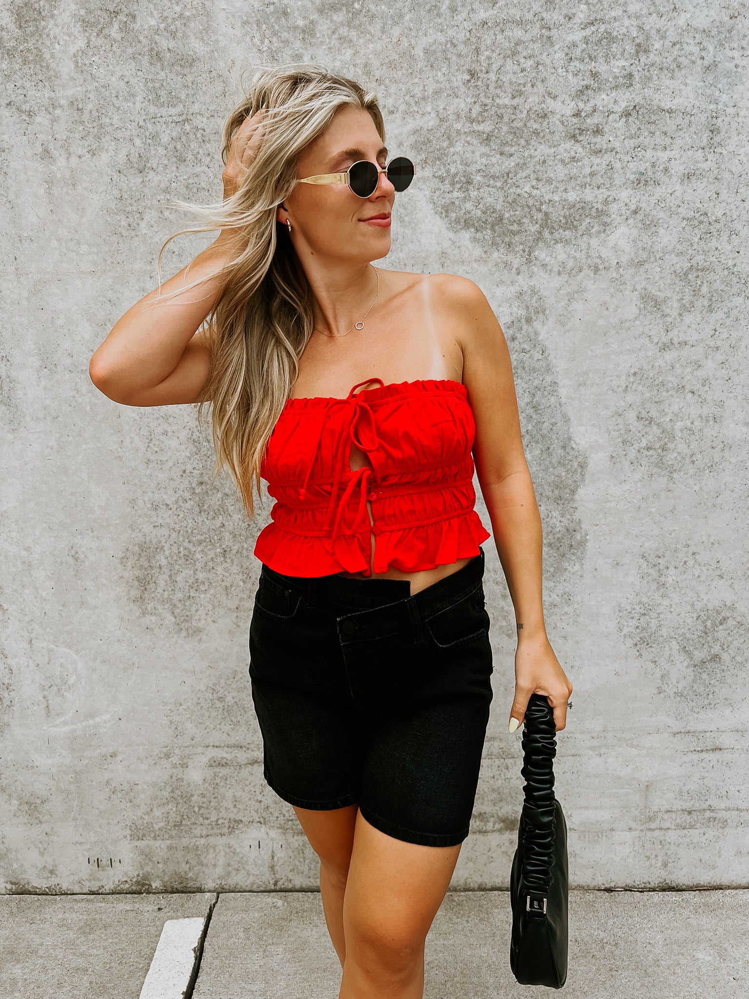 Izzie Ruffle Top