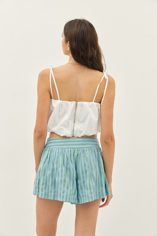 Jade Stripe Short
