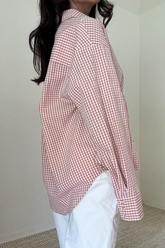 Kimberly Gingham Button Down