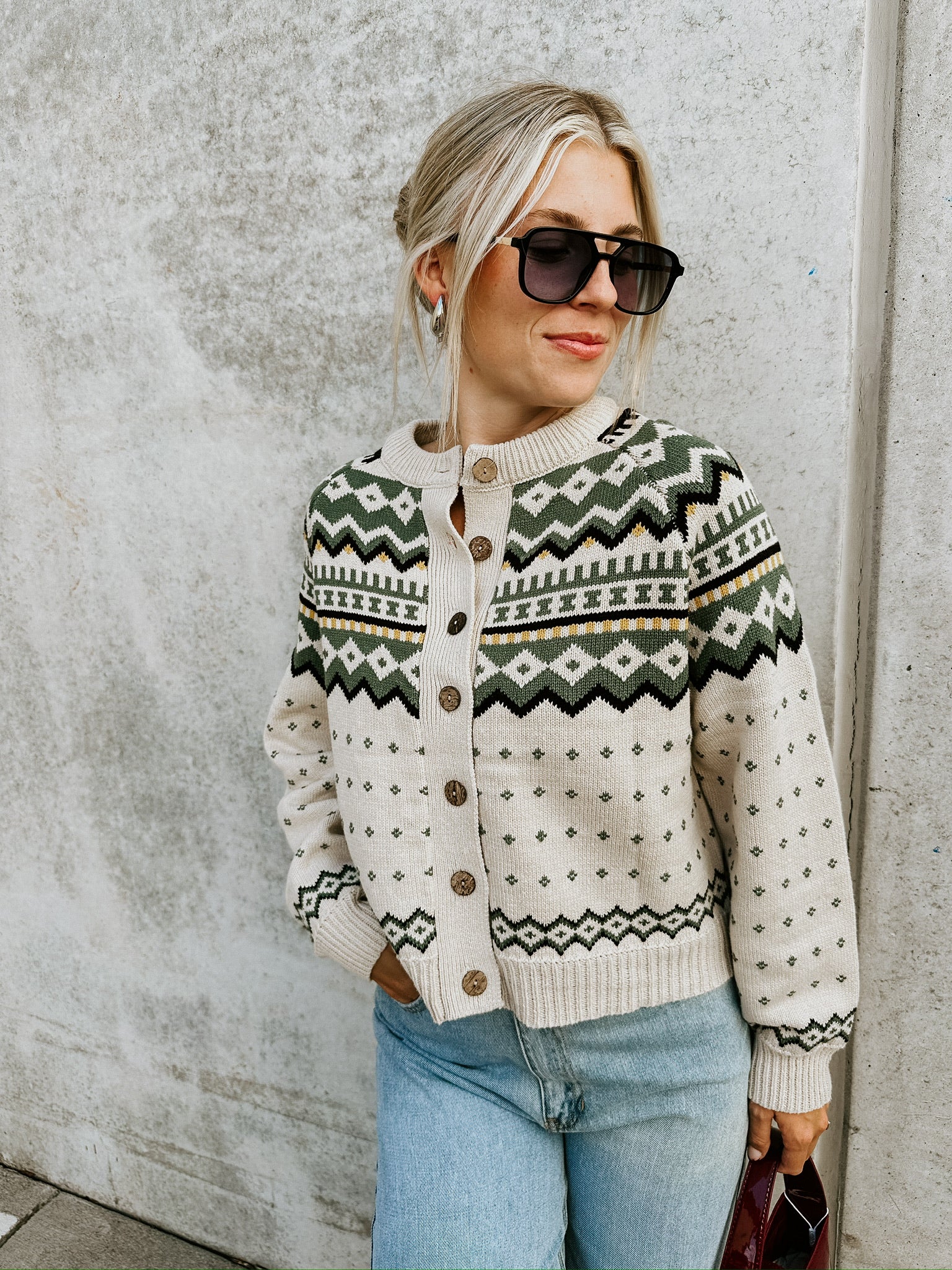 Rory Patterned Cardigan