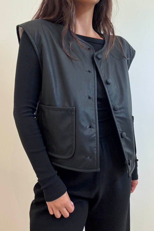 Wesley Sherpa Reversible Vest