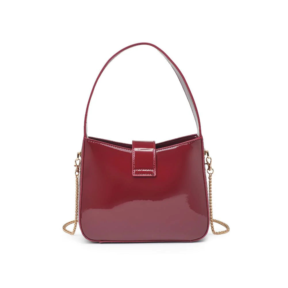 Paige Burgundy Shoulder Bag